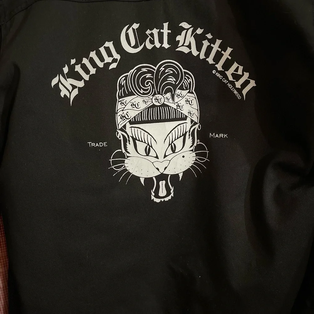 Hollywood King Cat car jacket pin up rockabilly - Picture 6 of 9